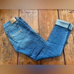 Abercrombie & Fitch Dark Blue Jeggings Jeans - Size 2R.  Waist 26; Length 29